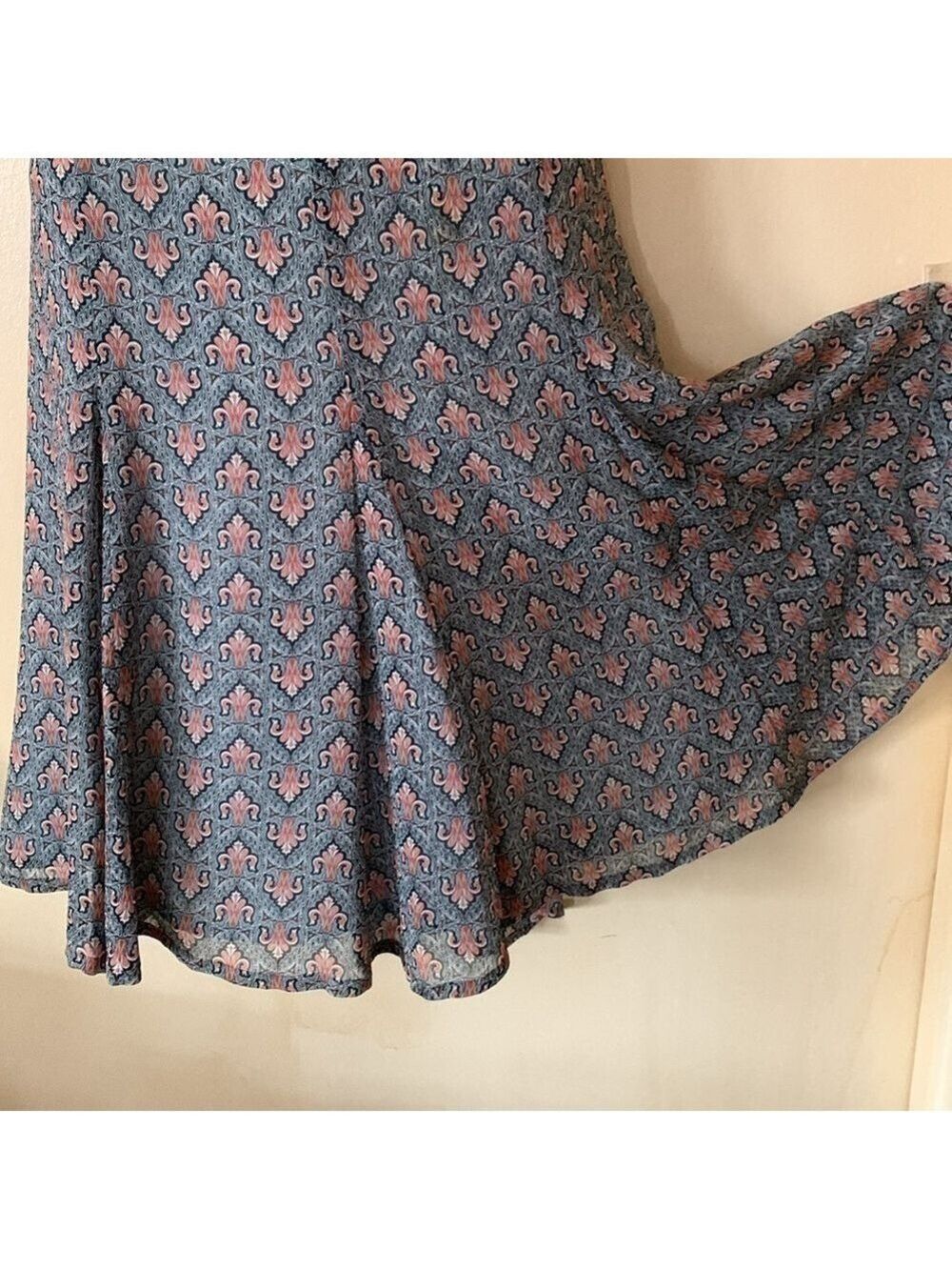 Emma James paisley swing skirt size 4P - Picture 4 of 9
